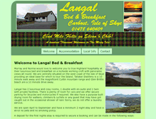 Tablet Screenshot of langal-skye.co.uk